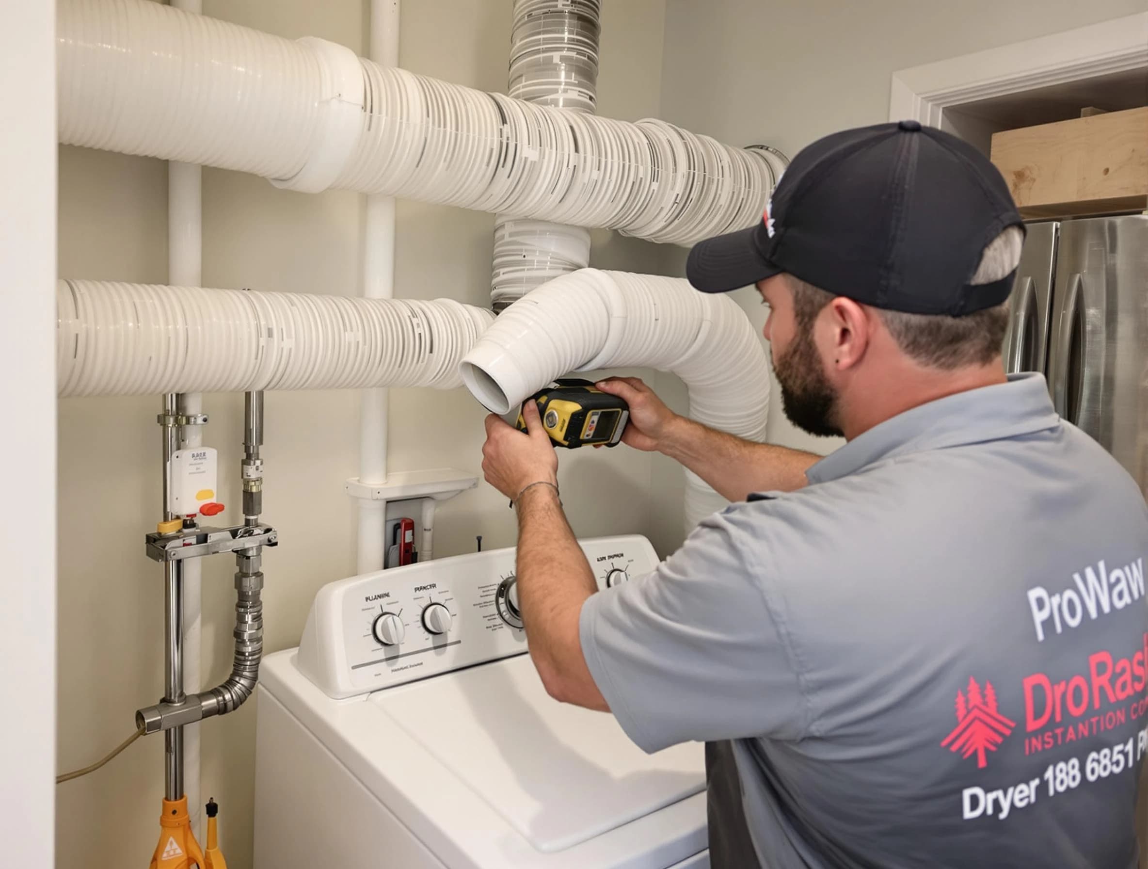 Professional dryer vent hose installation by Garden Grove Dryer Vent Cleaning in Garden Grove