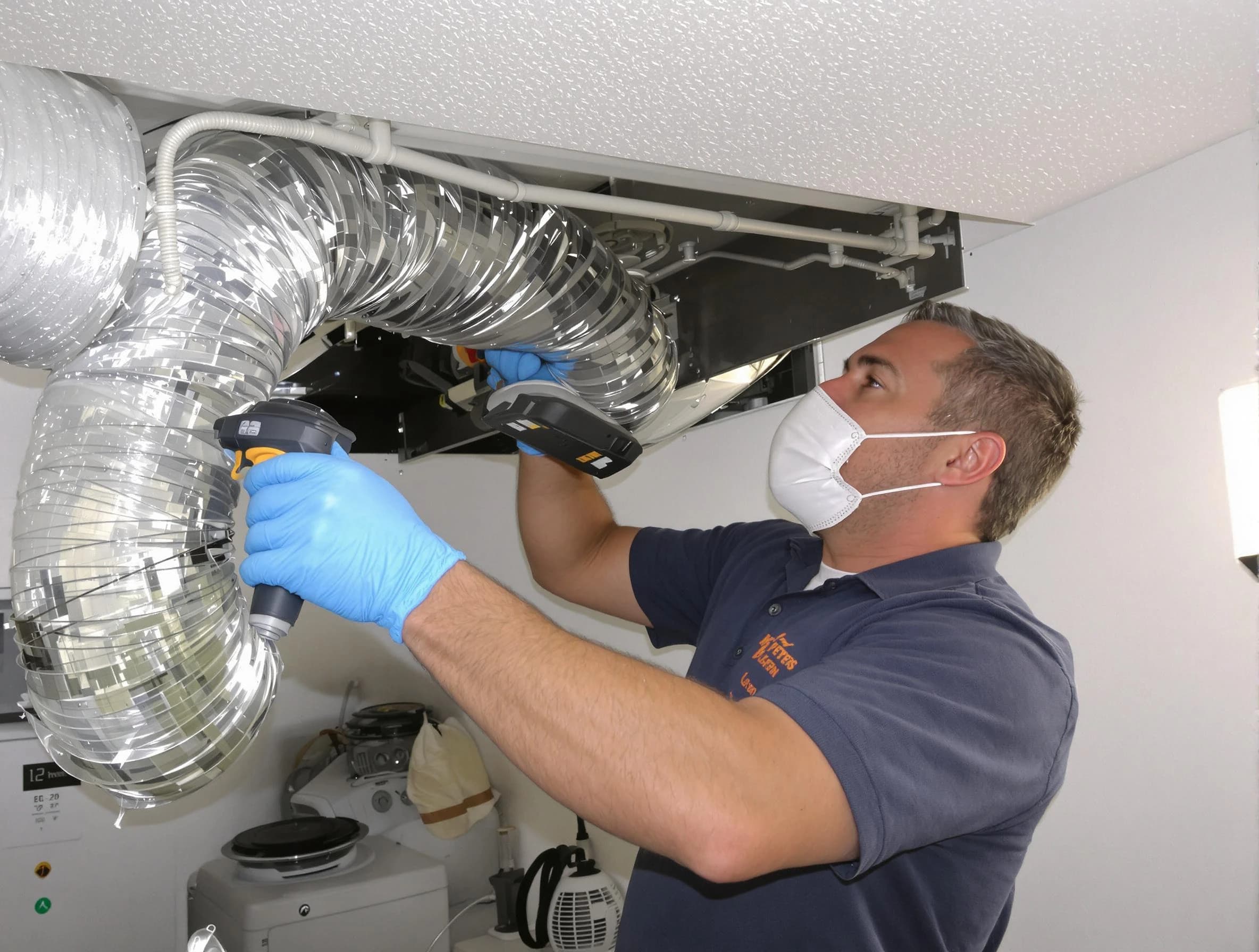 Garden Grove Dryer Vent Cleaning professional performing thorough residential dryer vent cleaning in Garden Grove
