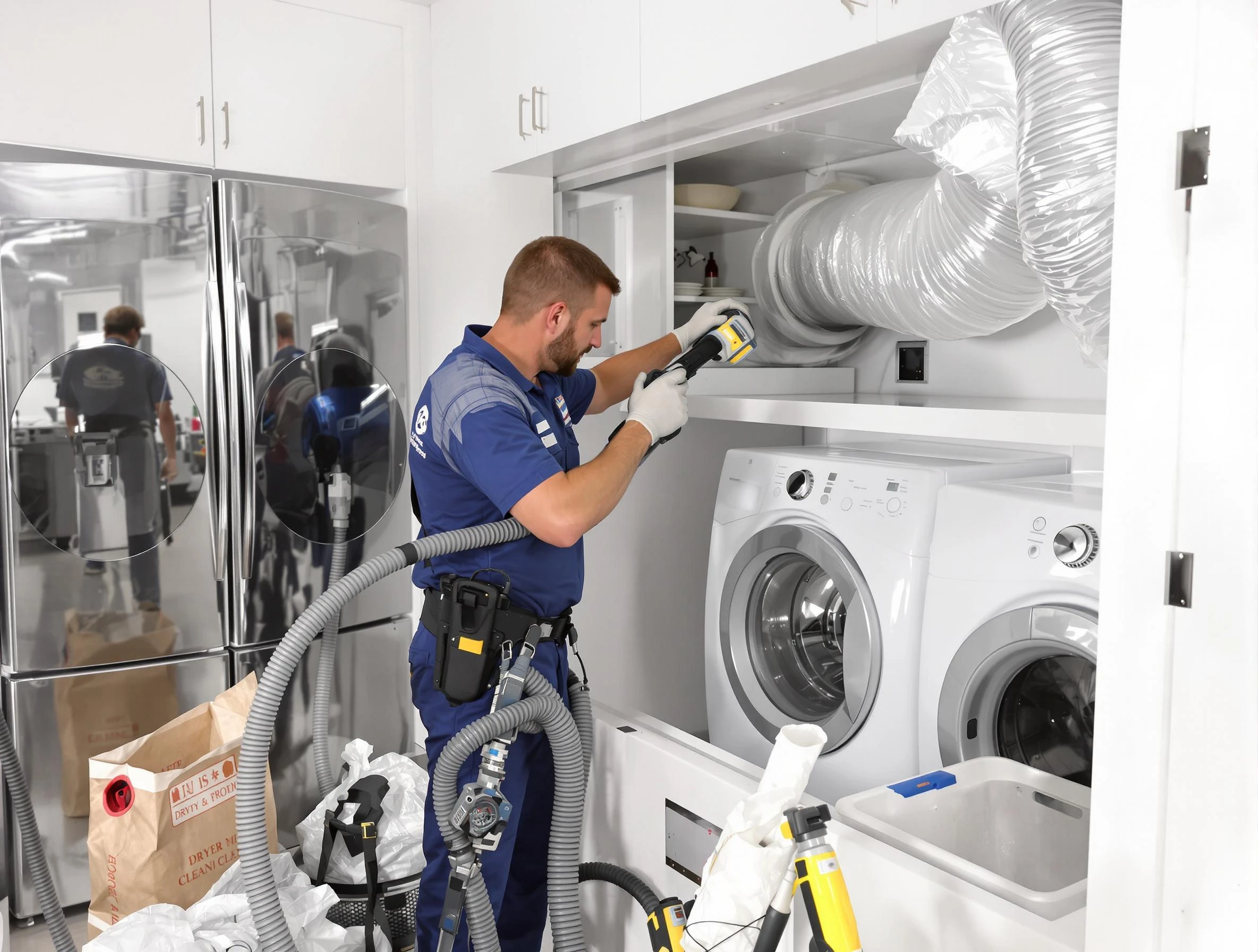 Professional duct cleaning by Garden Grove Dryer Vent Cleaning in Garden Grove